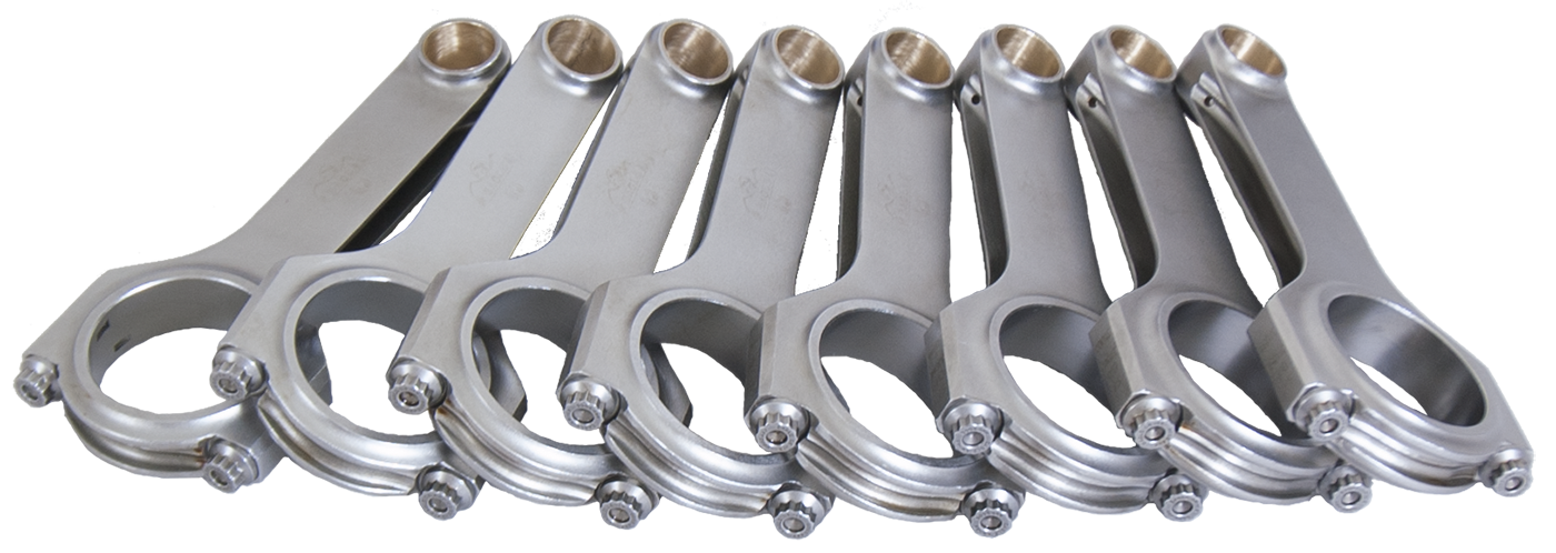 Eagle Chevy 305/350/LT1 /Ford 351 Forged 4340 H-Beam Connecting Rods w/ 7/16in ARP2000 (Set of 8)