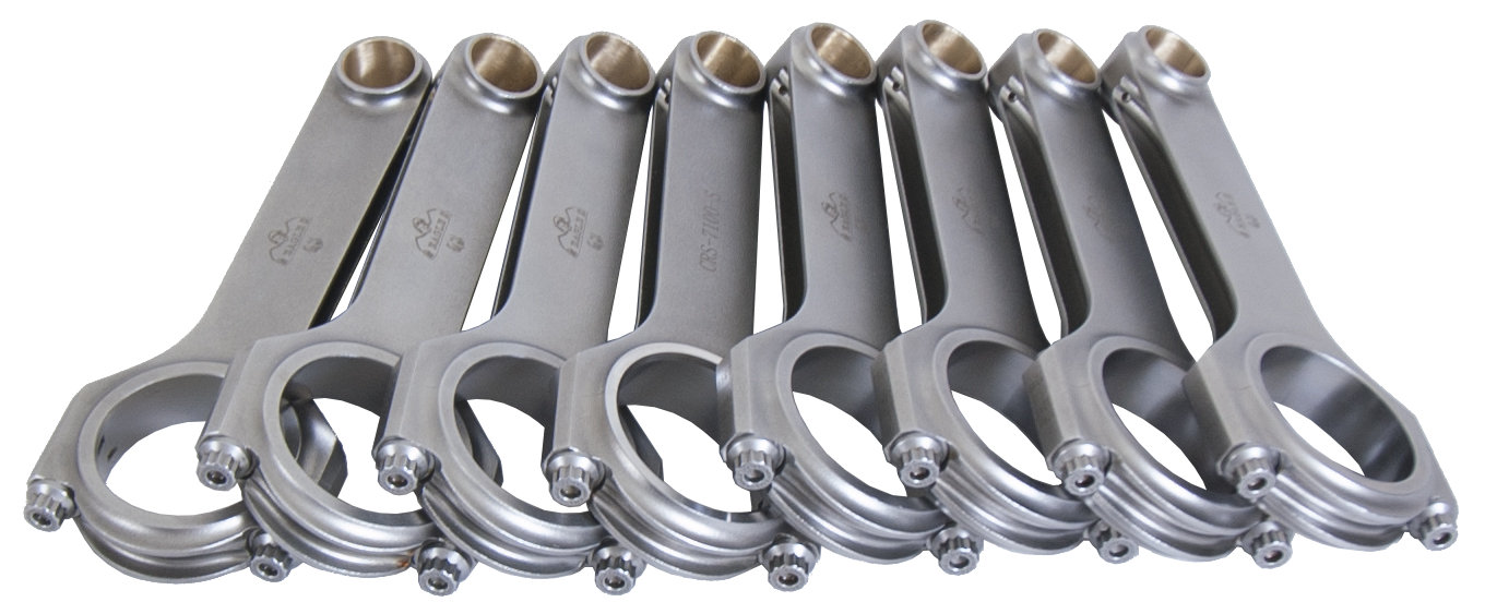 Eagle Chevy Big Block 2.200in Journal .990in Pin H-Beam Connecting Rods (Set of 8)