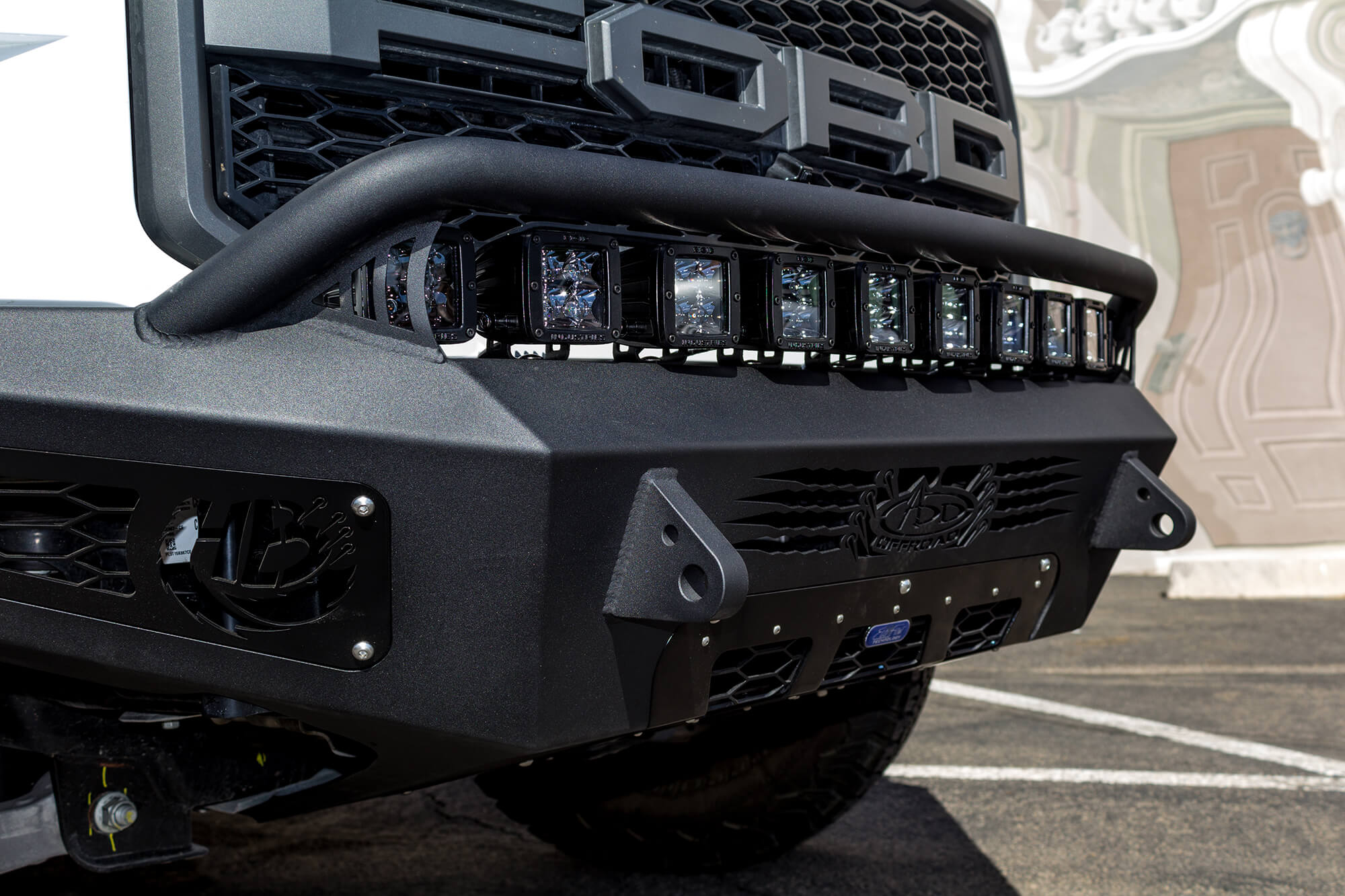 Addictive Desert Designs 17-18 Ford F-150 Raptor HoneyBadger Front Bumper