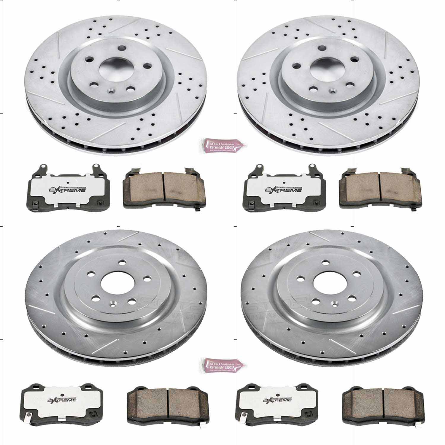 POWERSTOP Z26 STREET WARRIOR BRAKE KIT: 2010–2015 CHEVROLET CAMARO SS