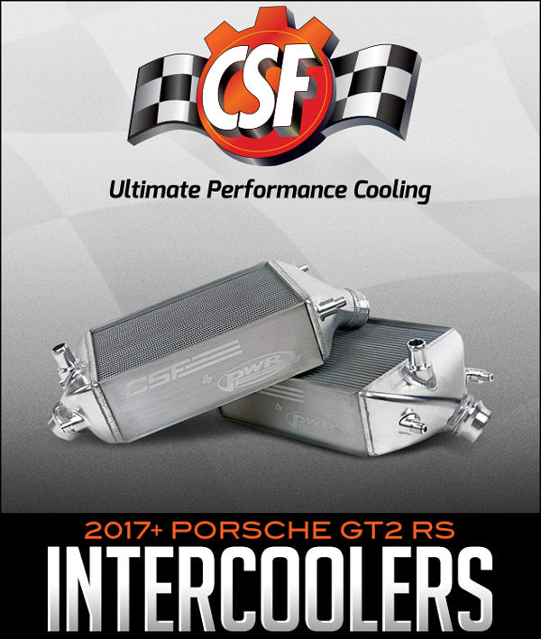 CSF PERFORMANCE INTERCOOLERS: 2017+ PORSCHE GT2 RS