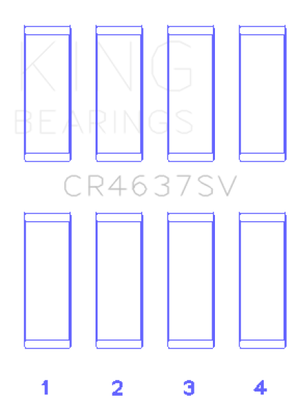 King Audi BYT/CDNC/CCZD/CPSA Connecting Rod Bearing Set - 0