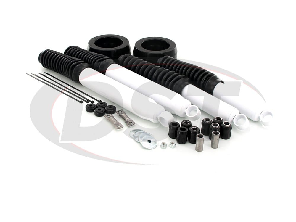 Daystar 1994-2013 Dodge Ram 2500 2WD - 2in Leveling Kit & Scorpion Shocks