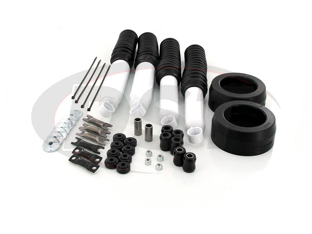 Daystar 2007-2013 Dodge Ram 2500 2WD - 2in Leveling Kit & Scorpion Shocks KC091025BK