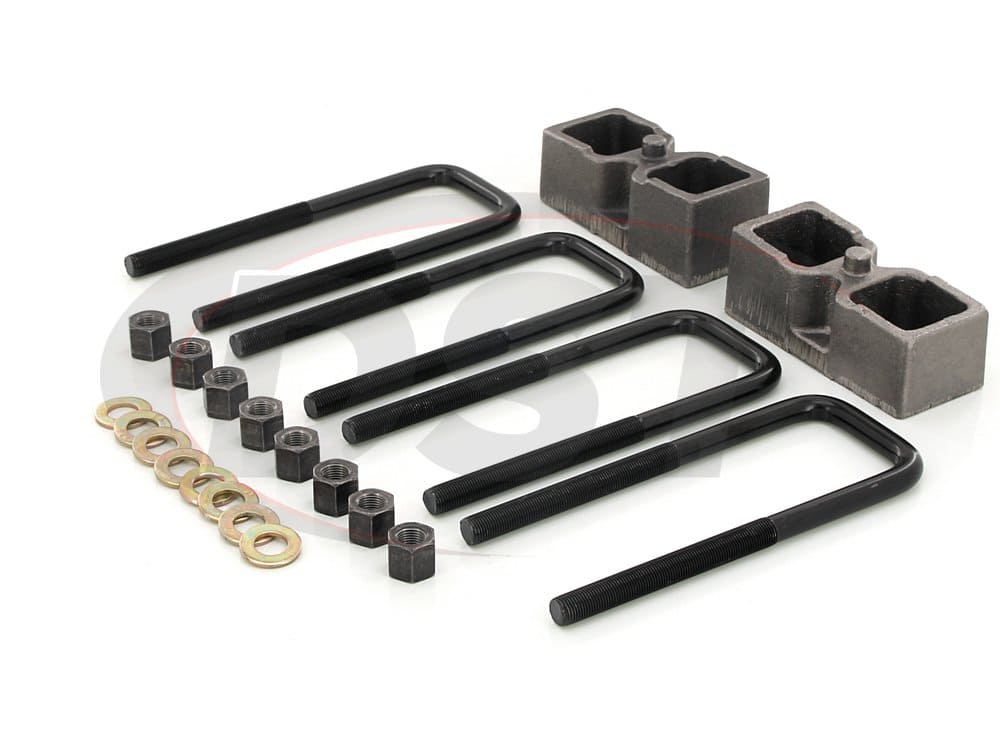 Daystar 2005-2020 Toyota Tacoma 2WD/4WD - 1-1/4in Rear Block & U-Bolt Kit