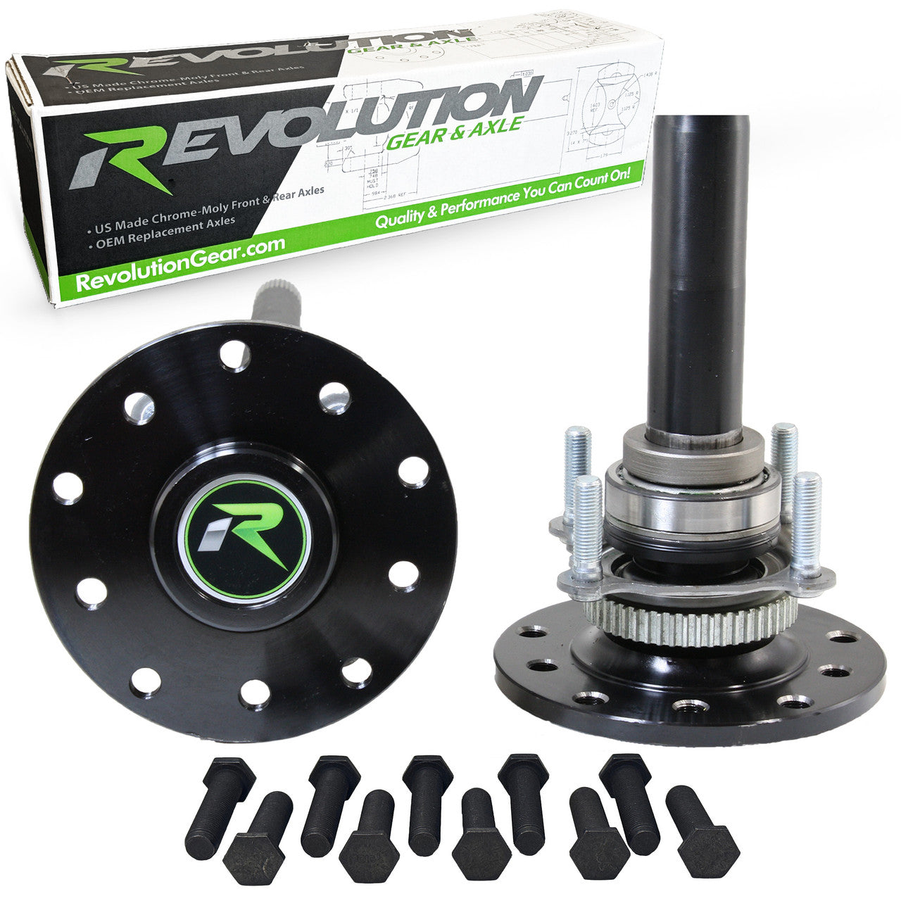 Revolution Gear & Axle 07-18 Jeep Wrangler JK w/30 Spline Chromoly Discovery Series Rear Axle Kit