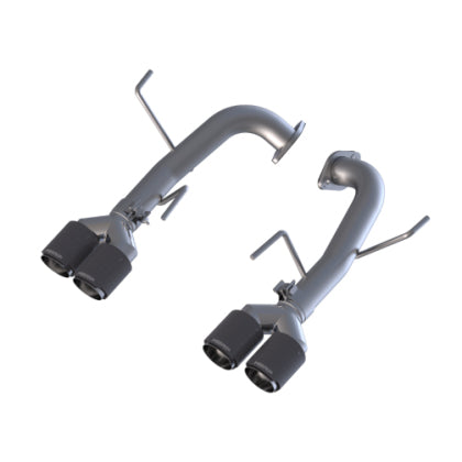 2.5" Axle Back, Dual Split Rear Exit, T304 with Carbon Fiber Tips Subaru WRX 2.0L/ WRX STI 2.5L 2015 - 2021