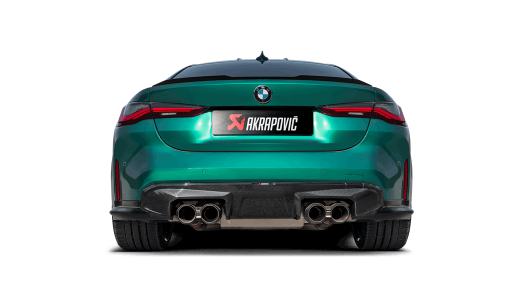 Akrapovic 2021+ BMW M3 (G80)/M4 (G82) Slip-On Line (Titanium) (Req. Tips) - 0