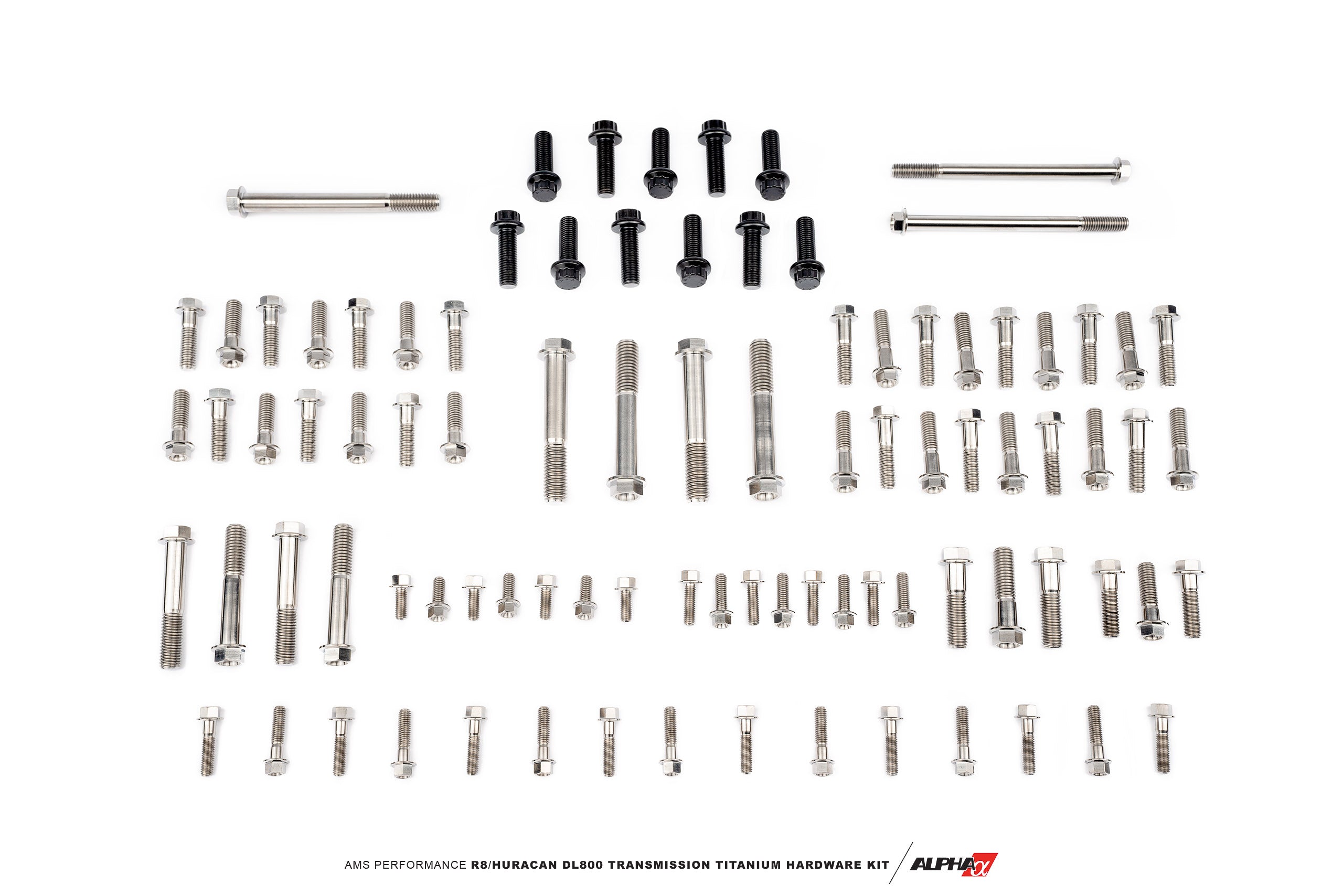 AMS Performance R8/Huracan DL800 Transmission Titanium Hardware Kit