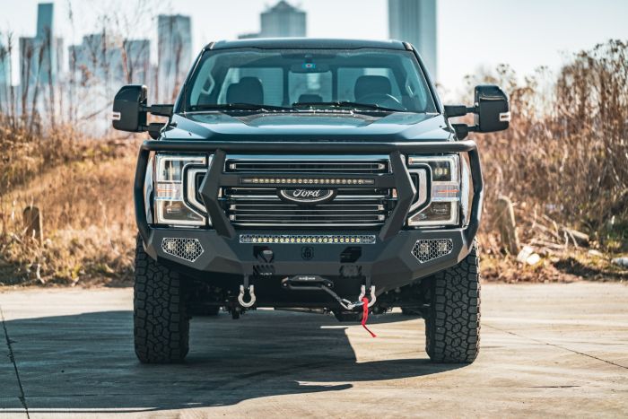 2017 Ford F250 Evolution Front Winch Bumper With Reaper Guard