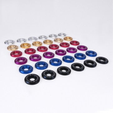 Skunk2 Small Fender Black Anodized Washer Kit (6 Pcs.) - 0