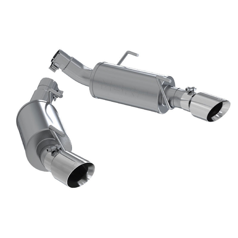 MBRP PRO Series Ford Mustang 3" Axle Back Dual Mufflers Exhaust