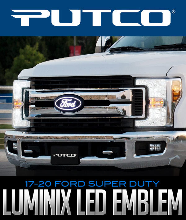 PUTCO LUMINIX LED EMBLEM: 2017–2020 FORD SUPER DUTY