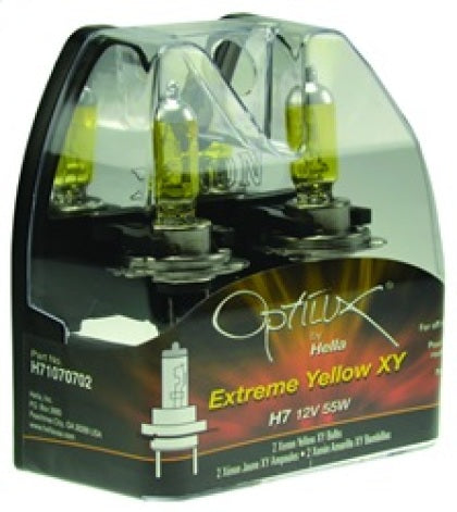 Hella Optilux Extreme Yellow XY H7 55W Bulbs