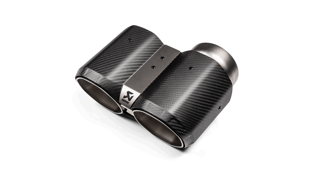 Akrapovic 2021+ BMW G87 M2, G80 M3 &amp; G82 M4 Octagonal Carbon Design Tail Pipe Set - 0