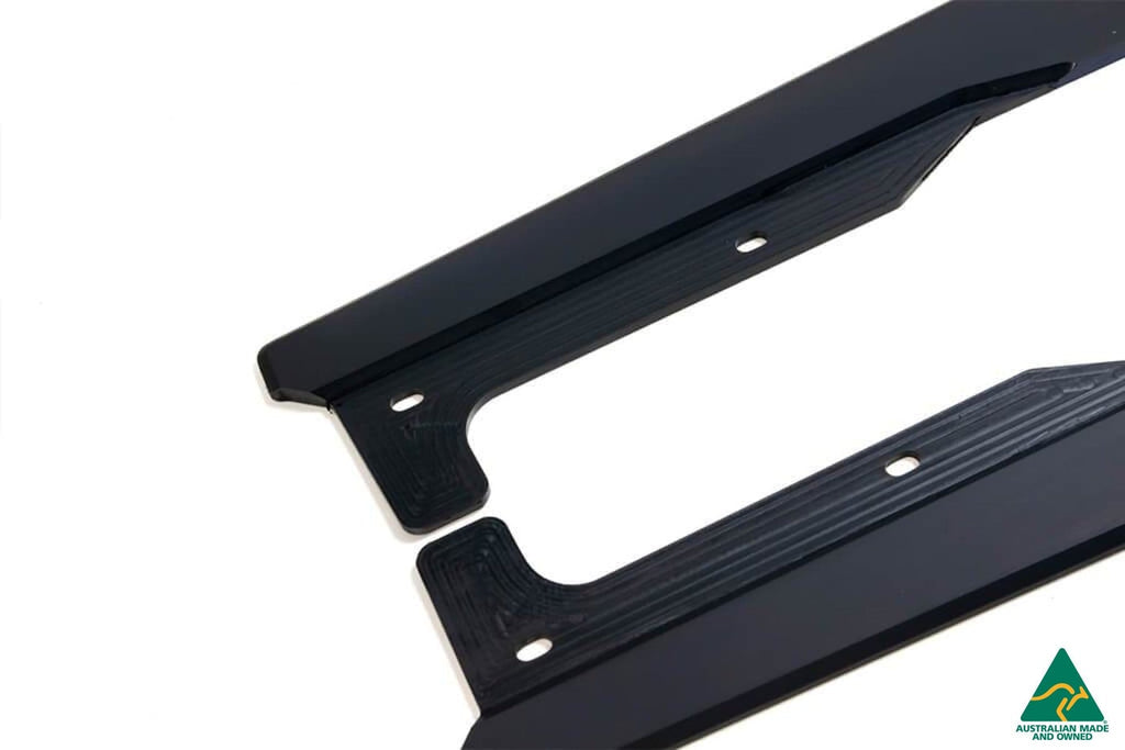 Flow Designs E92 M Sport Side Skirt Extension Splitters V3 (Pair)