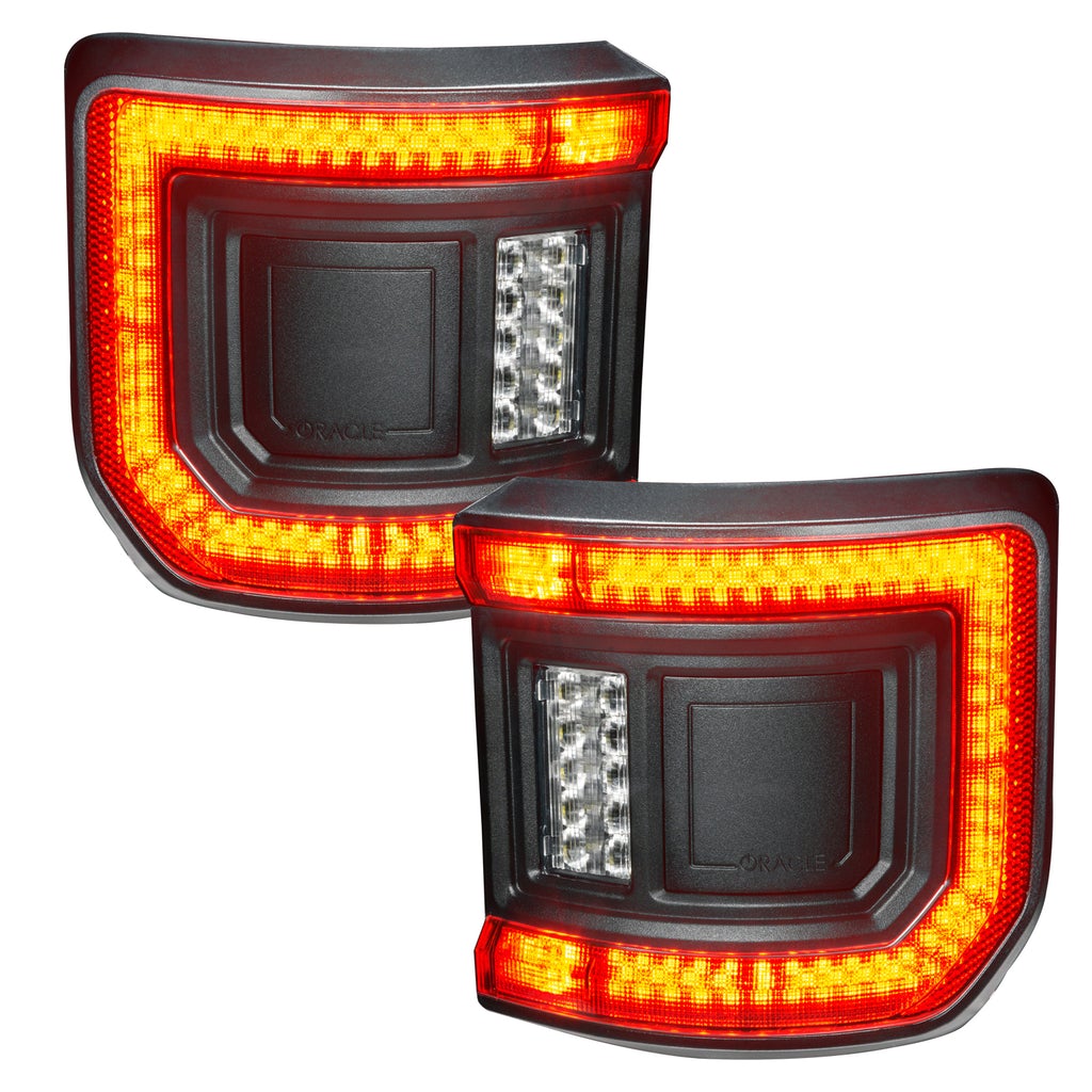 ORACLE LIGHTING FLUSH MOUNT LED TAIL LIGHTS: 2020+ JEEP GLADIATOR JT