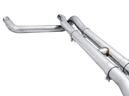 AWE 0FG Catback Exhaust for Silverado ZR2/Sierra AT4X - Quad Chrome Silver Tips