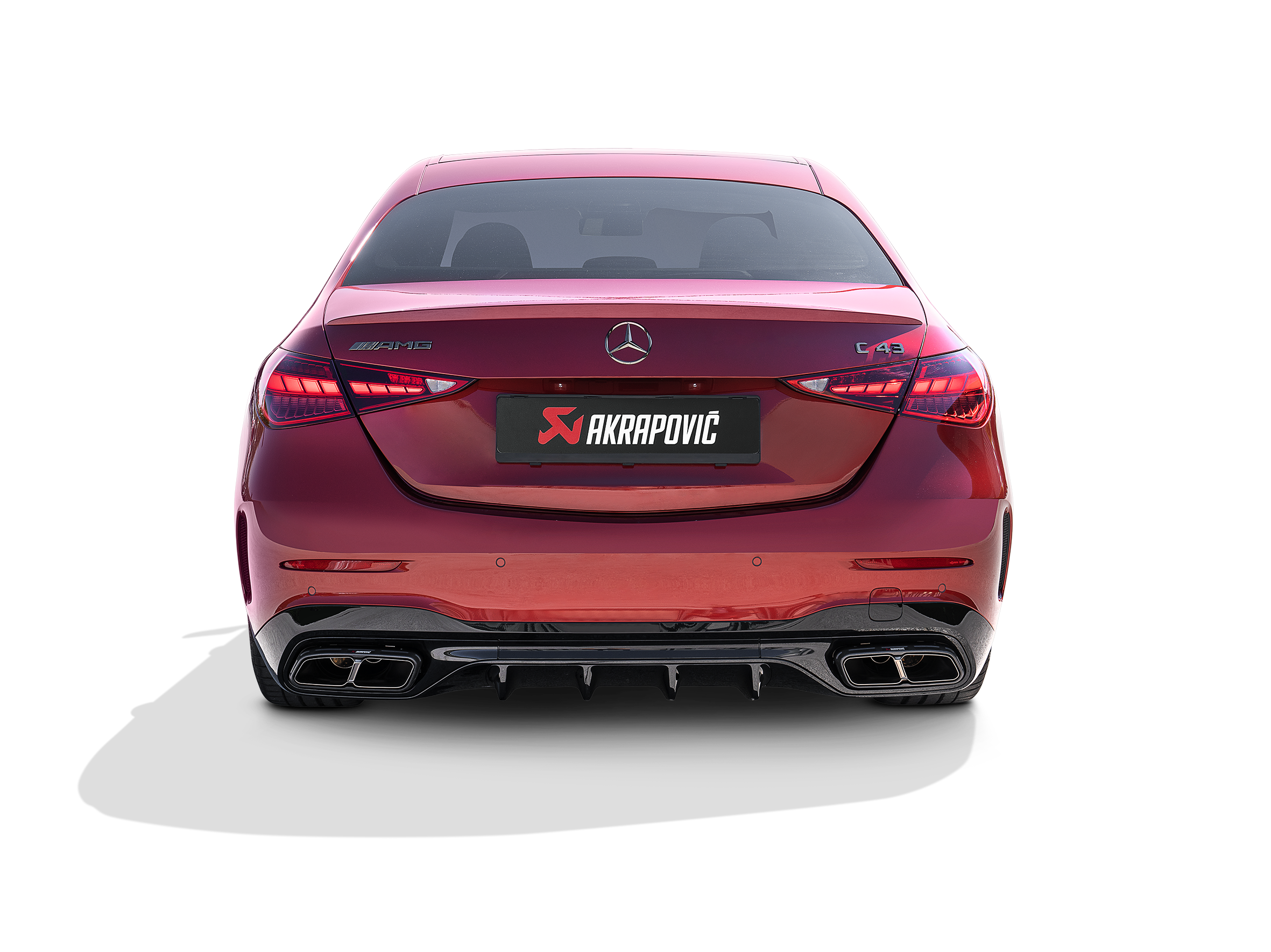 Akrapovic Mercedes-AMG C 63 S E Performance C 43 4MATIC (W206, S206) - Slip-On Line (Titanium)