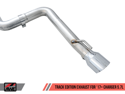 AWE Track Edition Exhaust for 17+ Charger 5.7 - Chrome Silver Tips