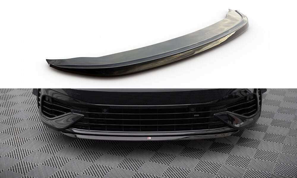 Maxton Design Front Splitter V.7 VW Golf R Mk8 | VW-GO-8-R-FD7G