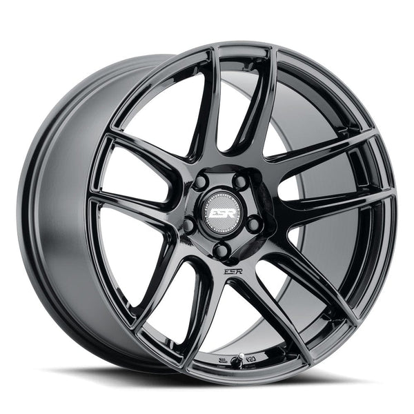 ESR Wheels CS8 18" 5x112 (Custom Drill) Gloss Black W/ Gloss Black