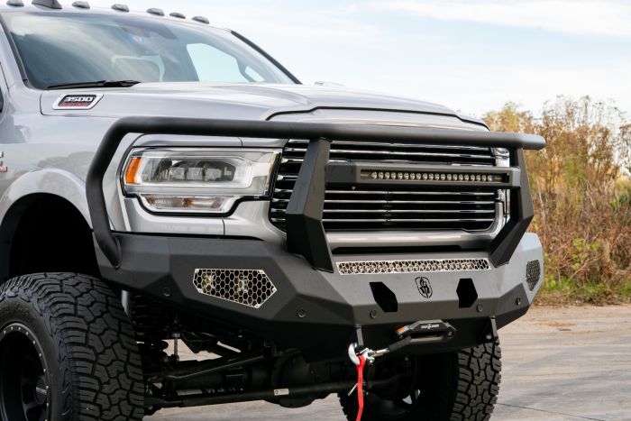 Road Armor 2019+ Dodge RAM 2500/3500 Evolution Front Bumper - w/ Reaper Guard - 0