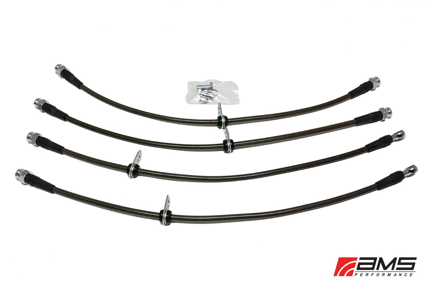 AMS Mitsubishi Lancer Evolution X Stainless Steel Brake Lines