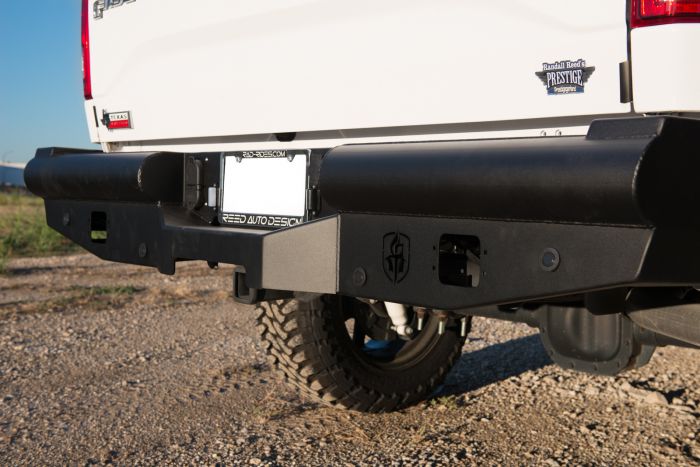 Road Armor 15-17 Ford F-150 Vaquero Rear Non-Winch Bumper - Tex Blk