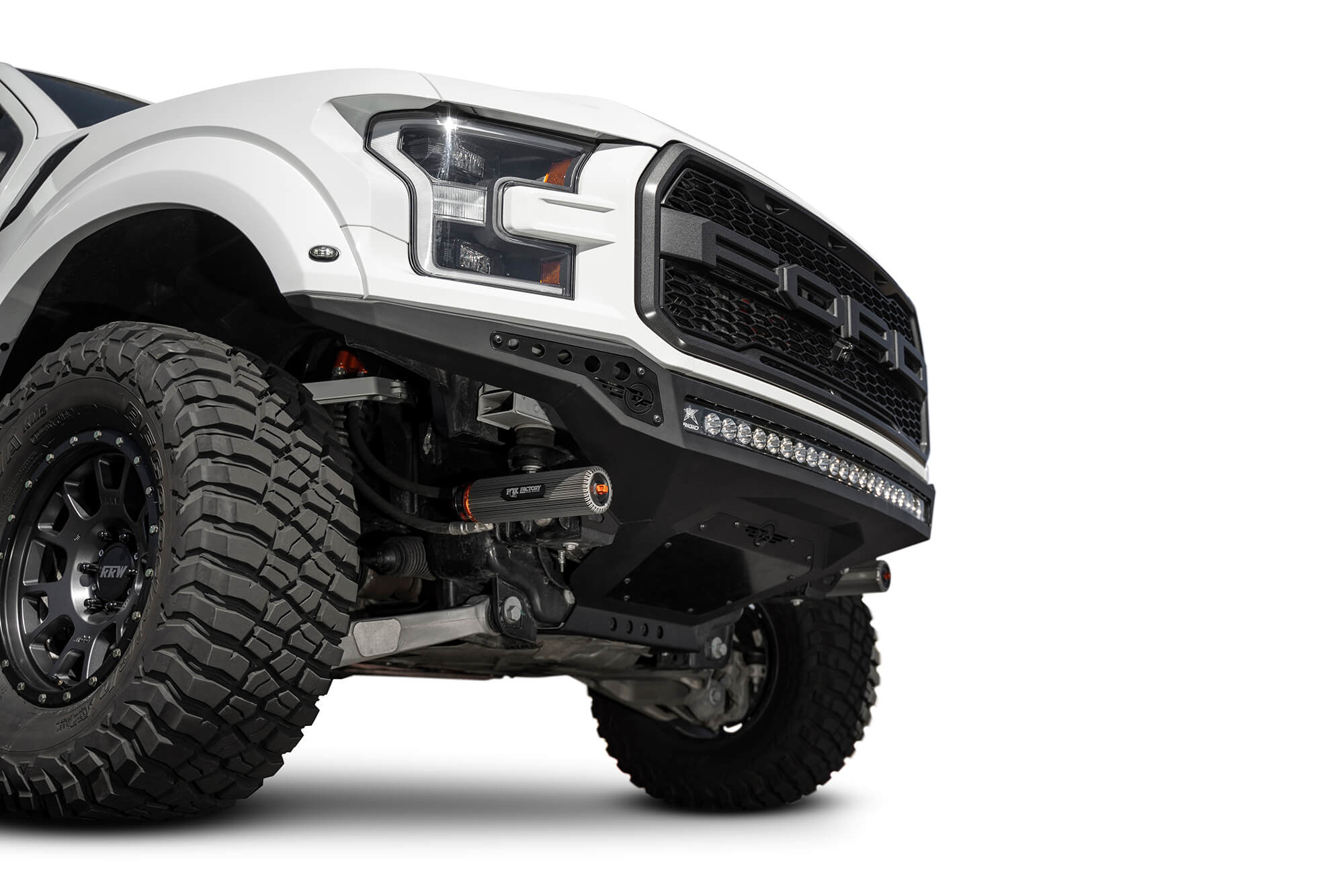 Addictive Desert Designs 17-20 Ford F-150 Raptor Rock Fighter Frame Cut Front Bumper