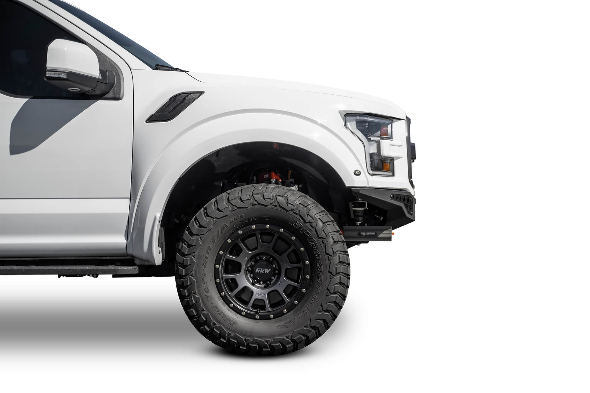 Addictive Desert Designs 17-20 Ford F-150 Raptor Rock Fighter Frame Cut Front Bumper