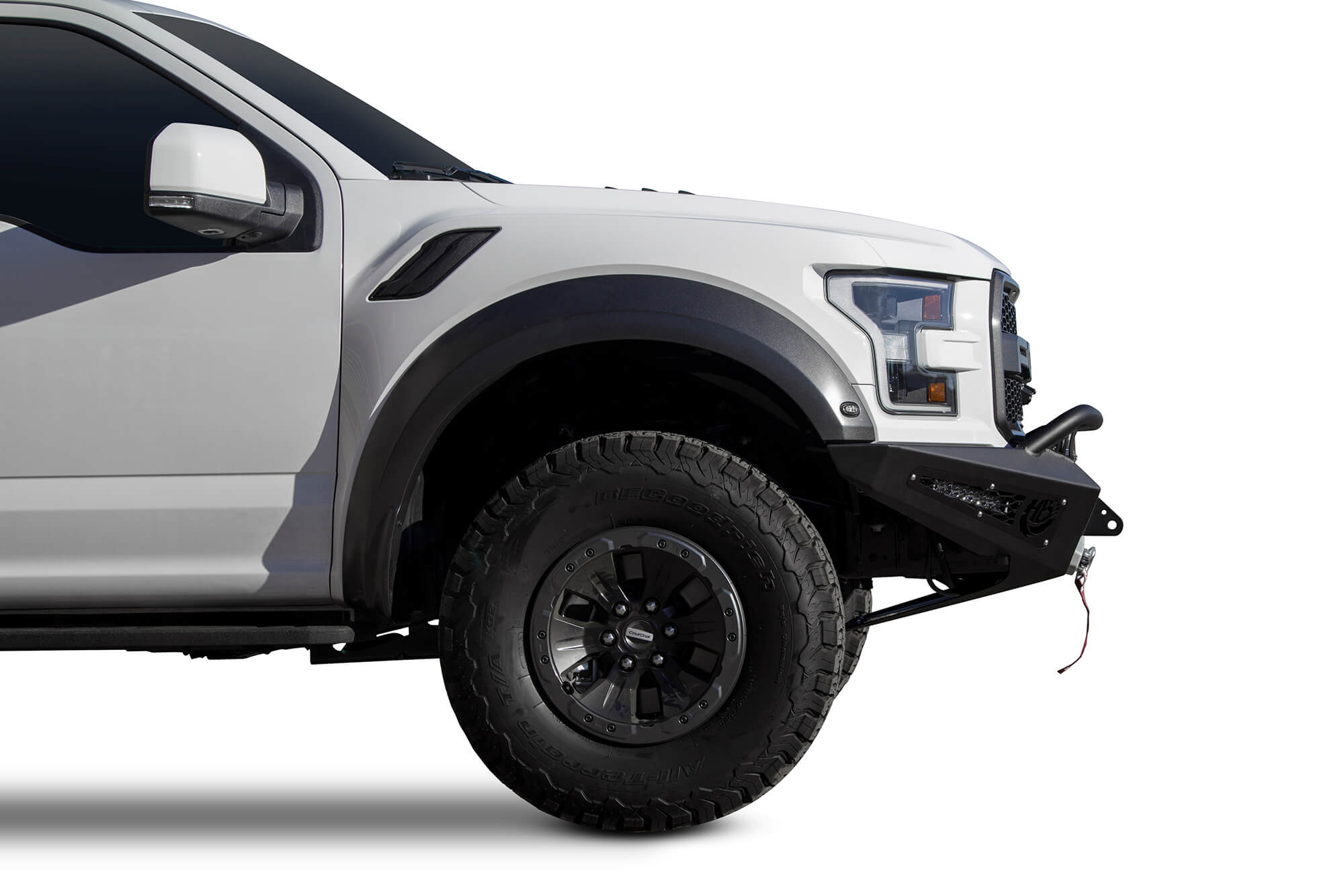 Addictive Desert Designs 17-18 Ford F-150 Raptor HoneyBadger Front Bumper w/ Winch Mount