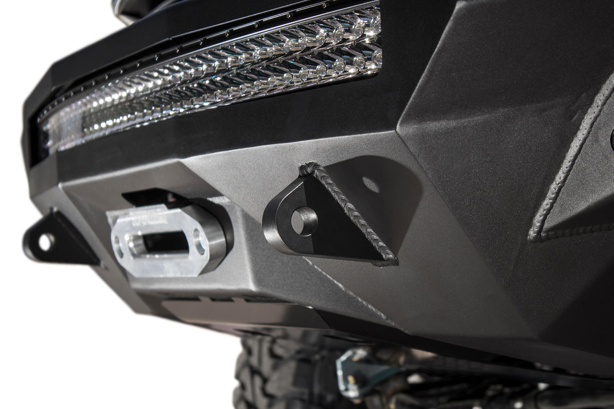 Addictive Desert Designs 17-18 Ford F-250 Super Duty Stealth Fighter Front Bumper w/ Winch Mounts