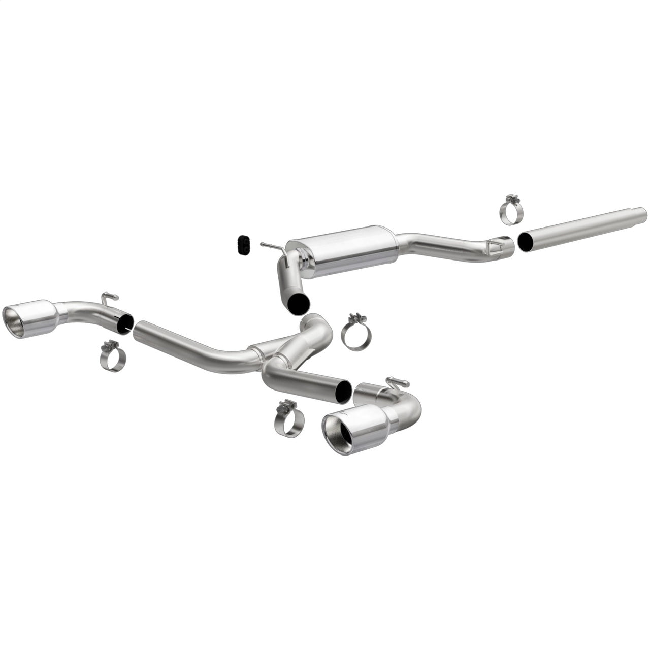 MAGNAFLOW TOURING SERIES CAT-BACK EXHAUST: 2018–2020 VOLKSWAGEN GTI