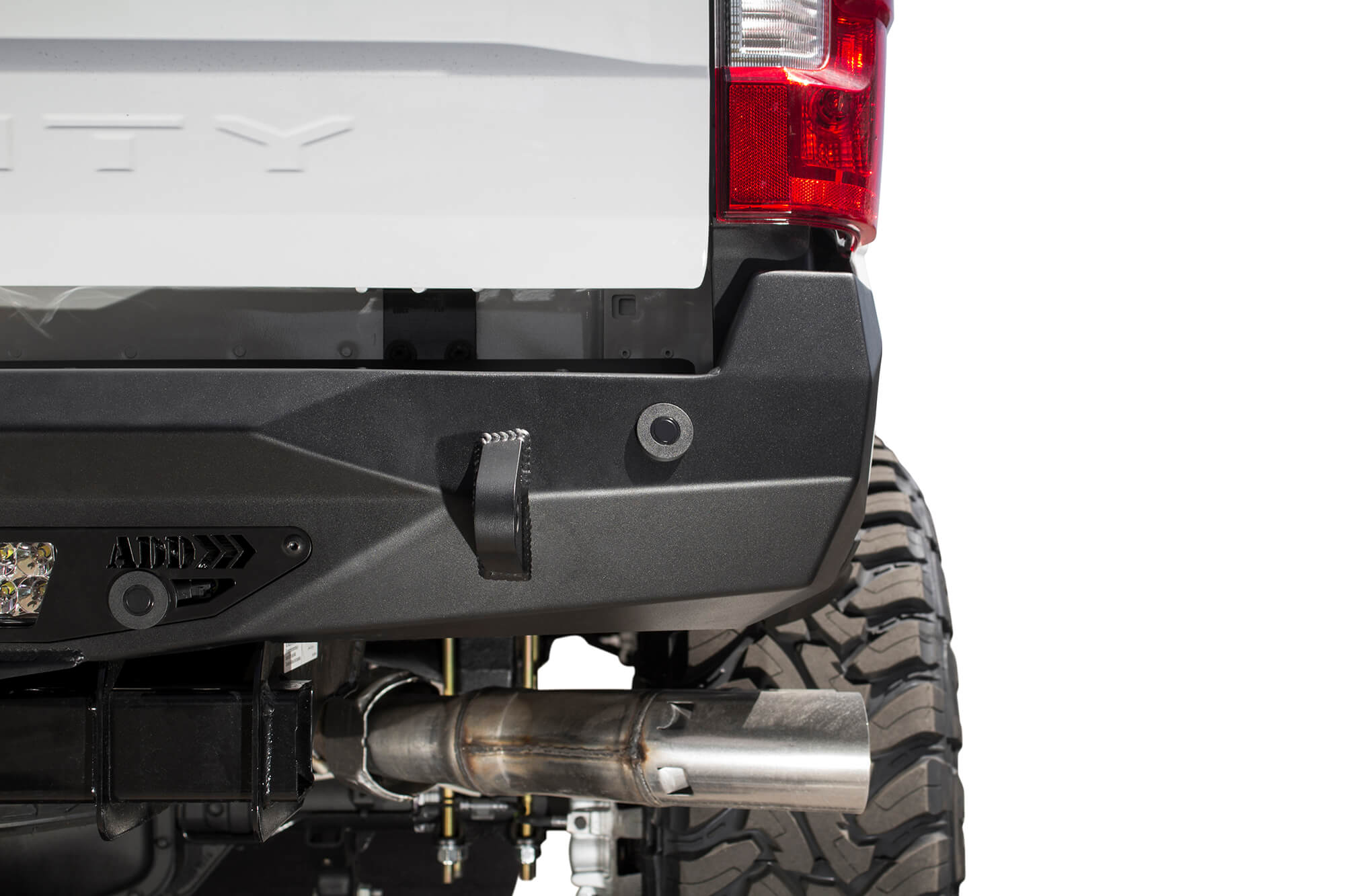 Addictive Desert Designs 17-18 Ford F-250 Raptor Stealth Fighter Rear Bumper w/ Backup Sensor Cutout