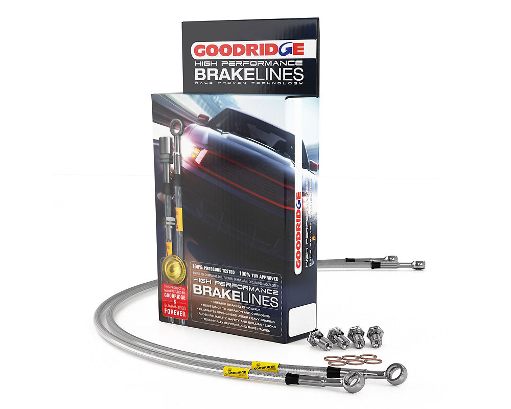 GOODRIDGE STAINLESS STEEL BRAKE LINE KIT: 2008–2016 MERCEDES-BENZ C 63 AMG