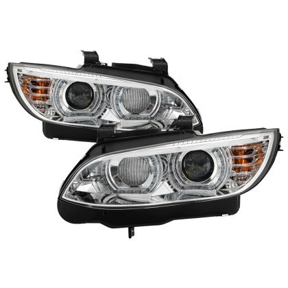 Spyder Auto Projector Headlights (Chrome) - BMW / E9x / 3-Series