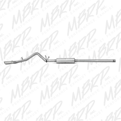 MBRP 14 Chevy/GMC 1500 Silverado/Sierra 4.3L V6/5.3L V8 Single Side Exit AL 3in Cat Back Exhaust - 0