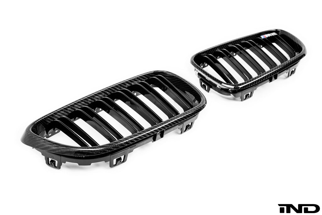 IND F87 M2 Carbon Front Grille Set - 2x2