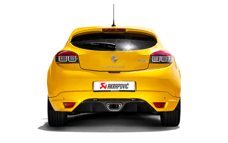 Akrapovic 10-16 Renault Megane Coupe RS Evolution Line Cat Back (Titanium) w/ Carbon Tips