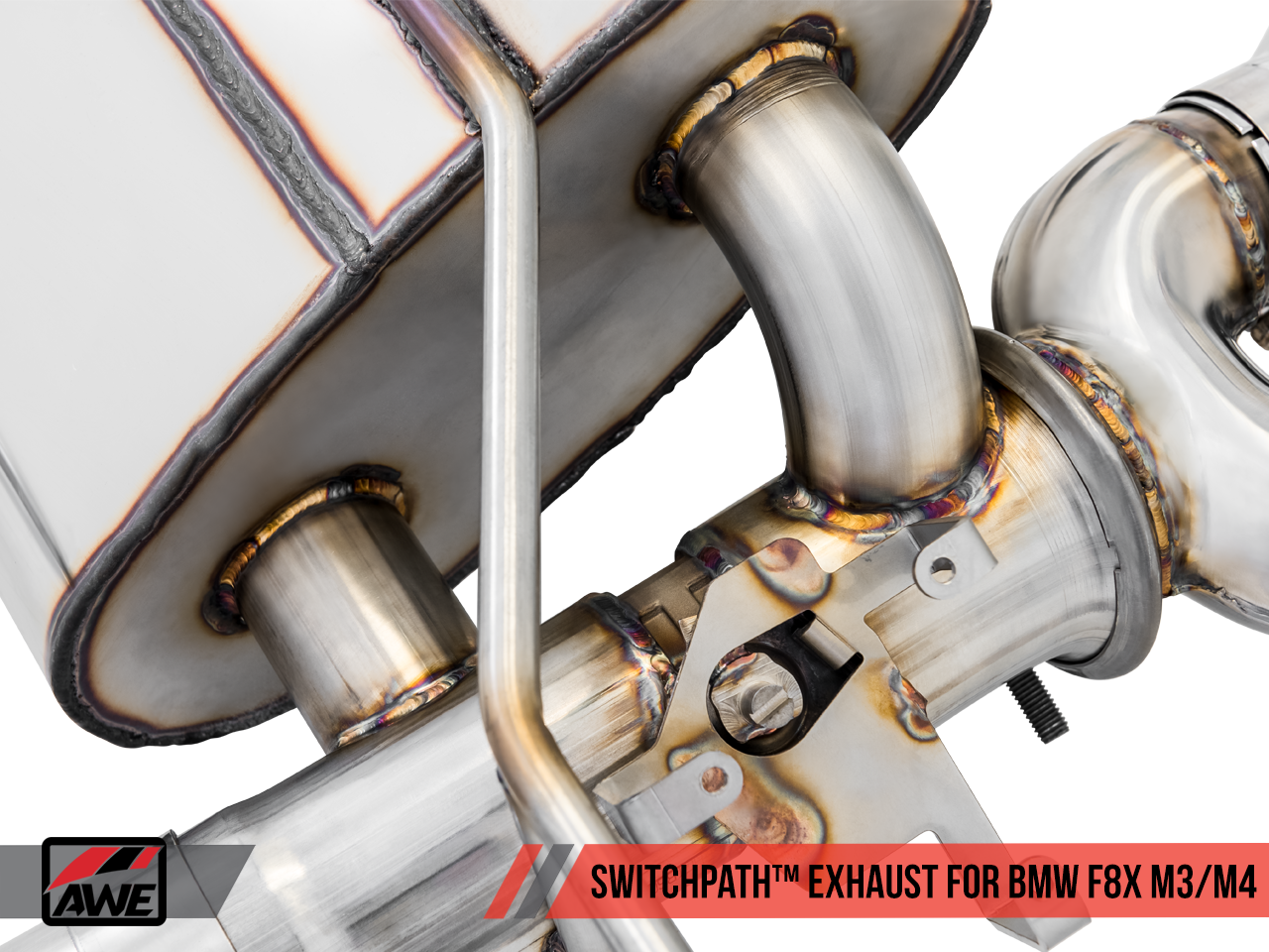 AWE SwitchPath™ Exhaust for BMW F8X M3/M4 - Non-Resonated - Carbon Fiber Tips