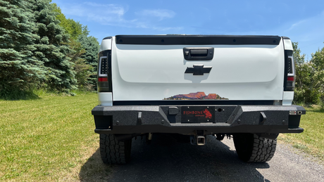 Fishbone Offroad 07-13 Chevy Silverado 1500 Rear Bumper  - Black - 0