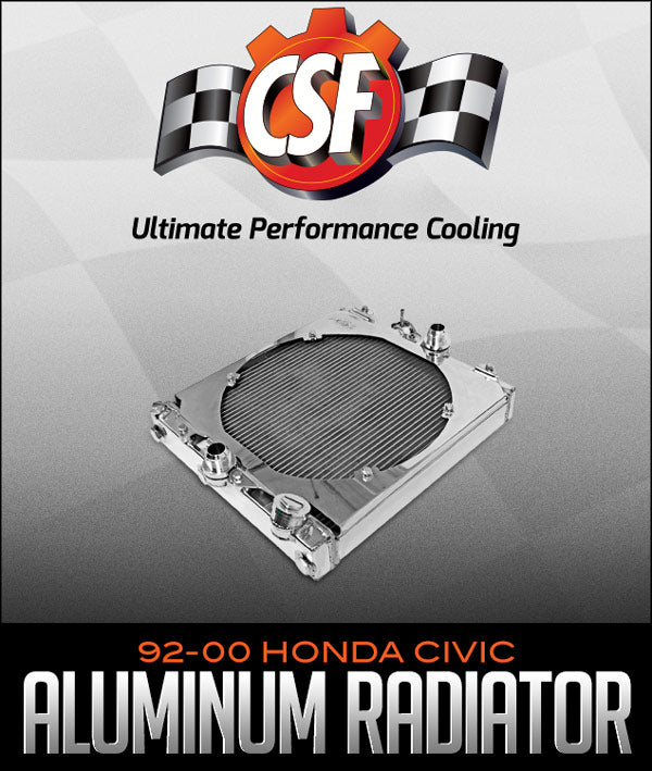 CSF PERFORMANCE ALUMINUM RADIATOR: 1992–2000 HONDA CIVIC