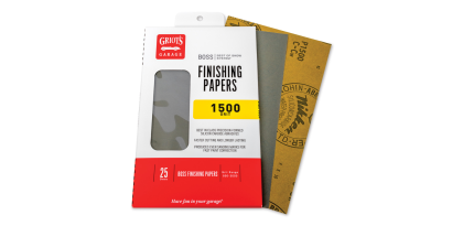 Griots Garage BOSS Finishing Papers - 1500g - 5 .5in x 9in (25 Sheets) (Comes in Case of 6 Units)