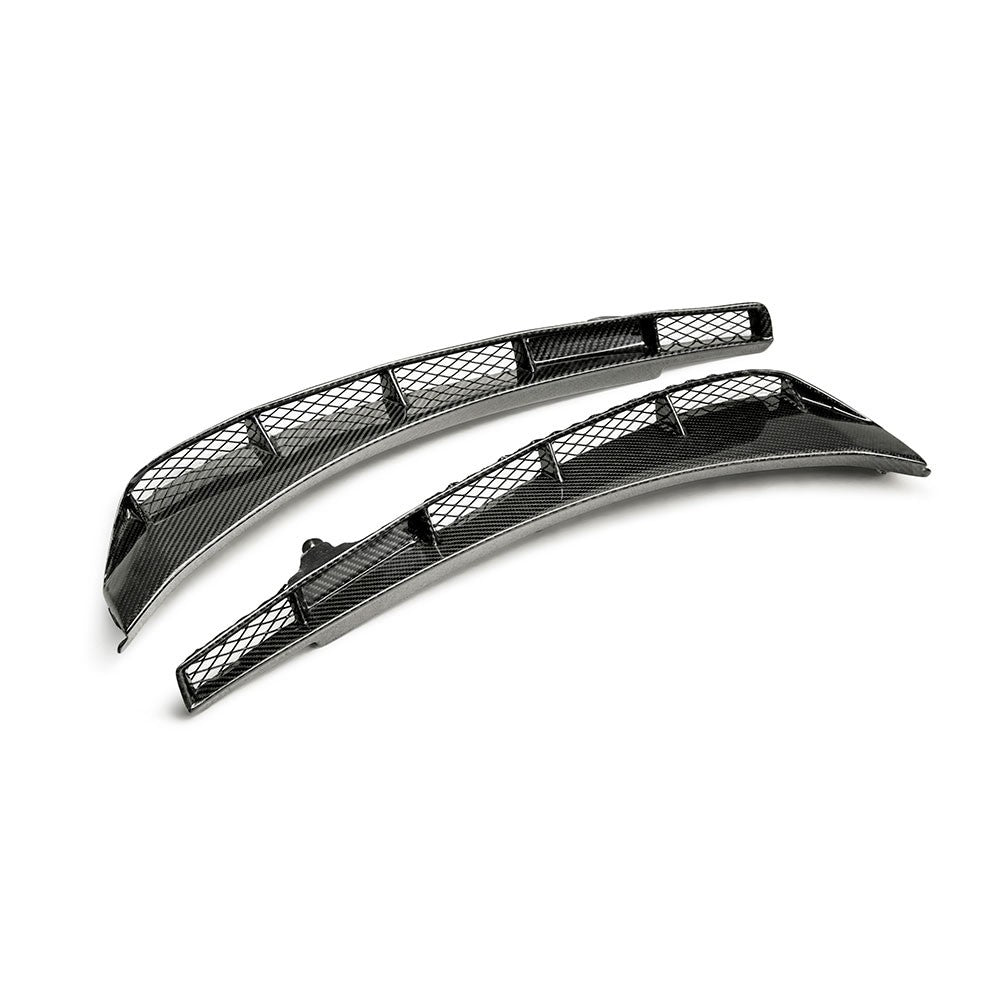 Seibon 17-18 Honda Civic Type-R Carbon Fiber Fender Ducts (Pair) - 0