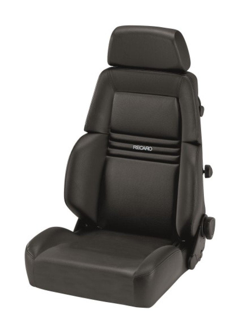 RECARO SEAT EXPERT S LEATHER BLACK/LEATHER BLACK/SILVER