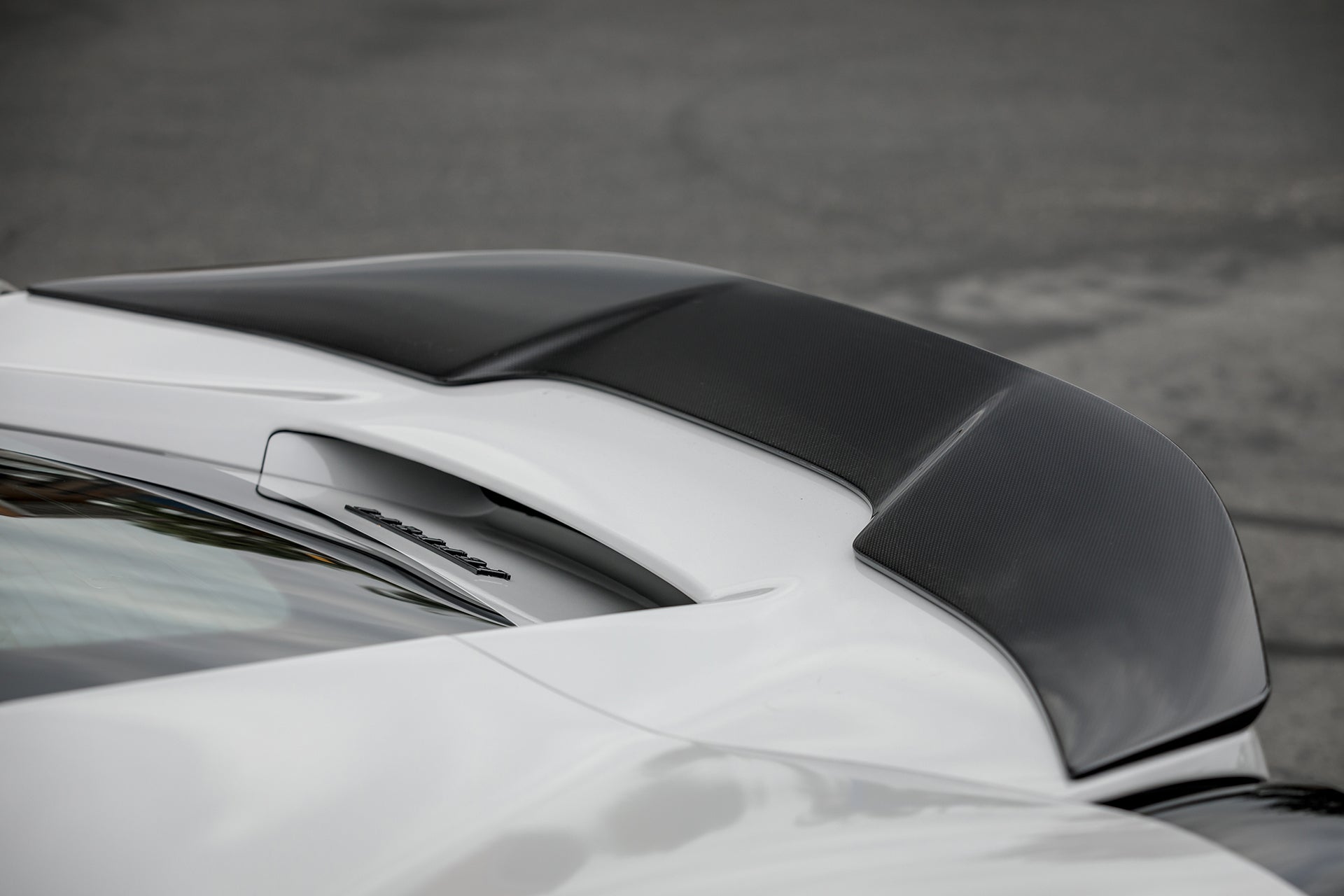 Vorsteiner Ferrari 488 Italia Aero Decklid Spoiler Carbon Fiber PP 1x1 Glossy