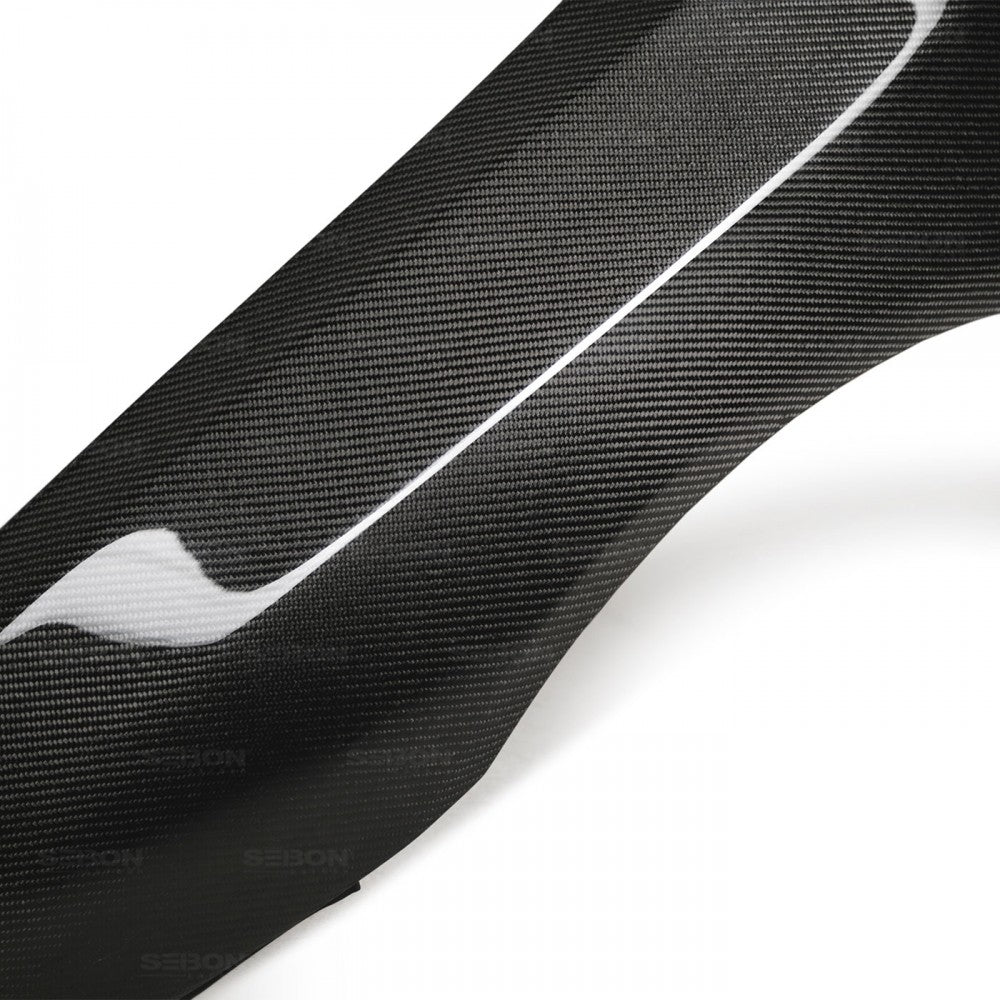 Carbon Fiber Fenders For 2008 -2015 Mitsubishi Lancer EVO X (10mm Wider)