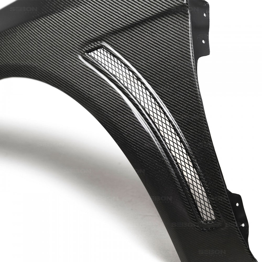 Carbon Fiber Fenders For 2008 -2015 Mitsubishi Lancer EVO X (10mm Wider)