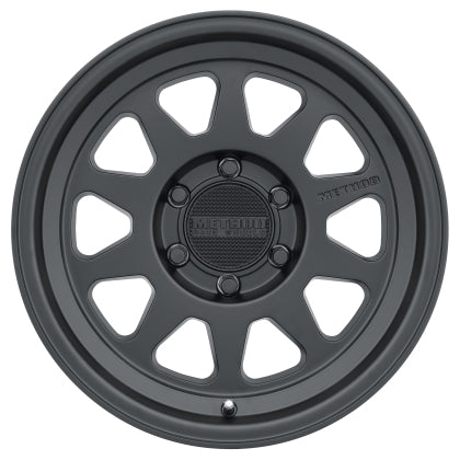 Method MR316 17x8.5 0mm Offset 6x120 67mm CB Matte Black Wheel - 0